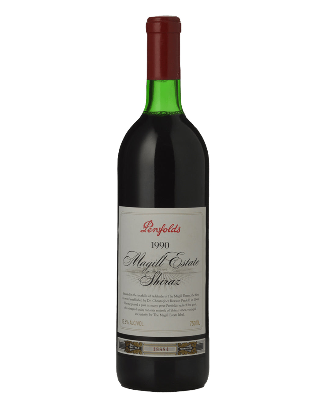1990 Penfolds Magill Estate Shiraz 750ml Just Below Base of Neck