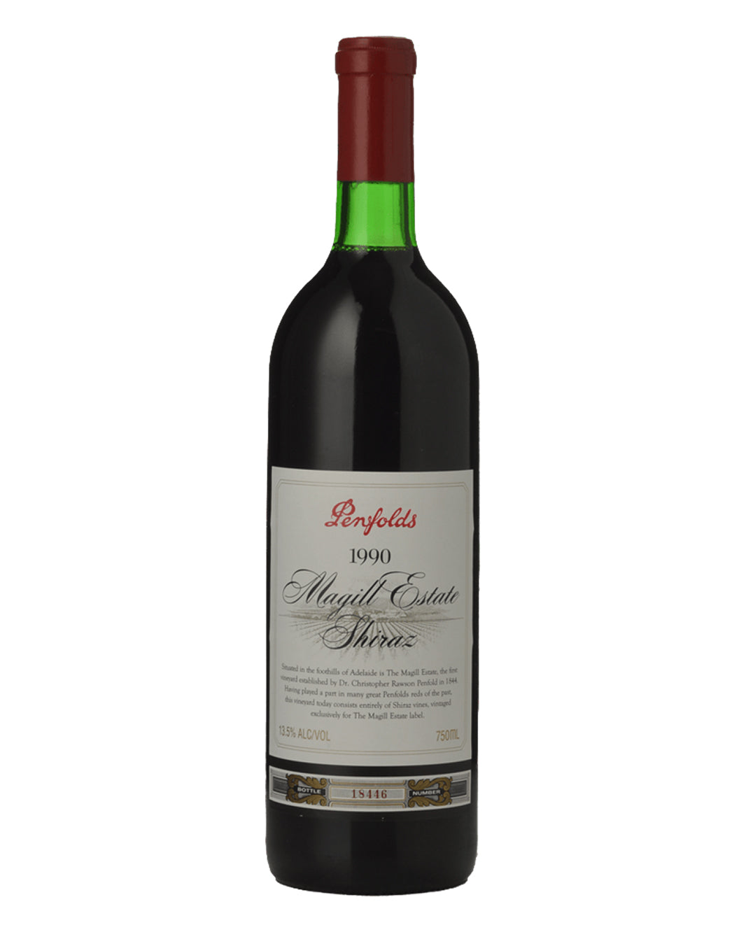 1990 Penfolds Magill Estate Shiraz 750ml
Base of Neck