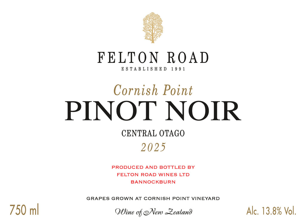 2025 Felton Road Cornish Point Pinot Noir 750ml