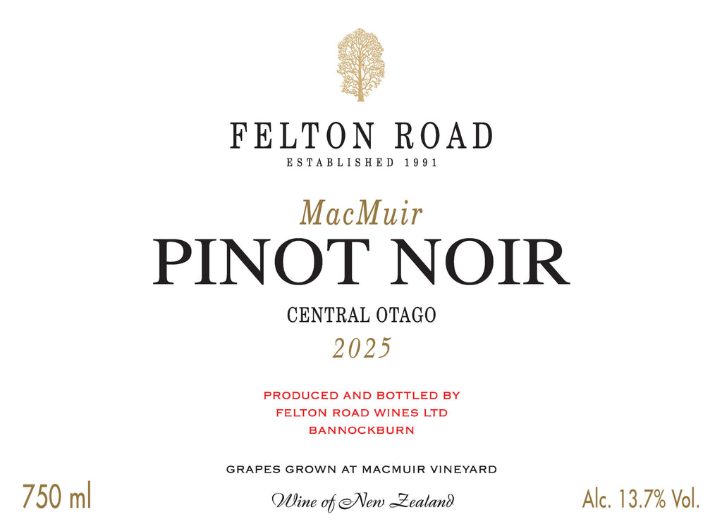 2025 Felton Road MacMuir Pinot Noir 750ml